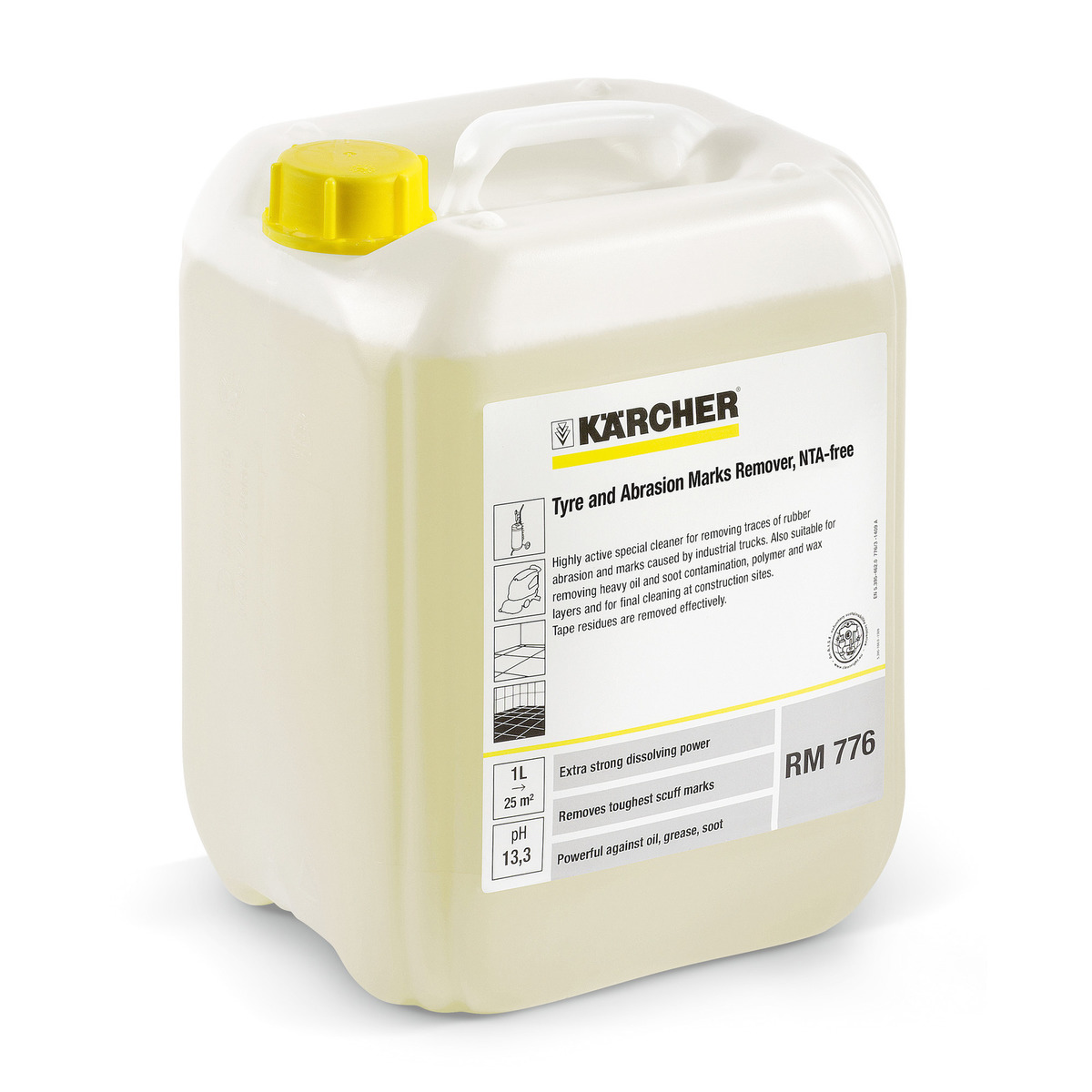 FLOORPRO TYRE AND ABRASION MARKS REMOVER RM 776 20L FLOORPRO TYRE AND ABRASION MARKS REMOVER RM 776 20L